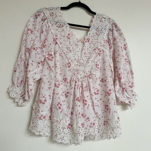 byTiMo Floral Blouse XS